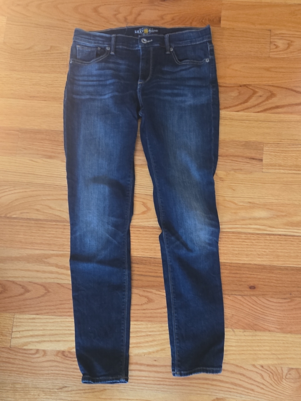 Lucky Brand Women's Dark Indigo Skinny Jeans